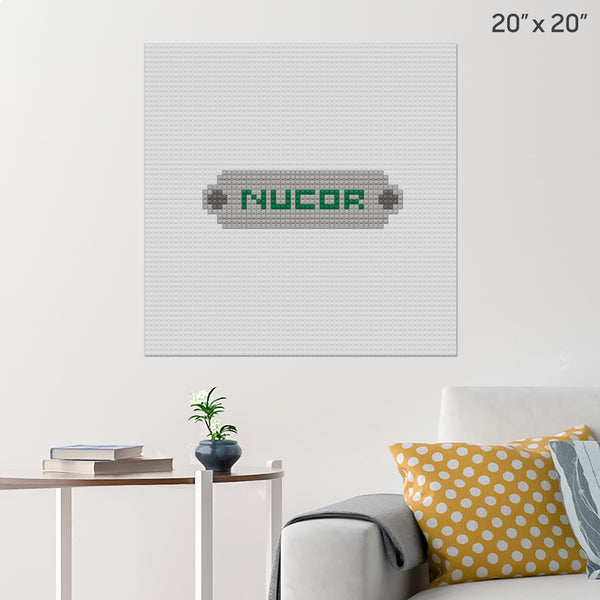 Nucor Corporation Brick Poster