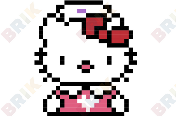 Nurse Kitty Pixel Art