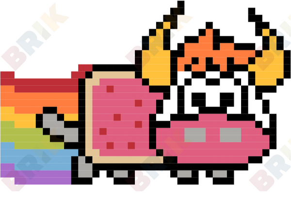 Nyan Bull Pixel Art