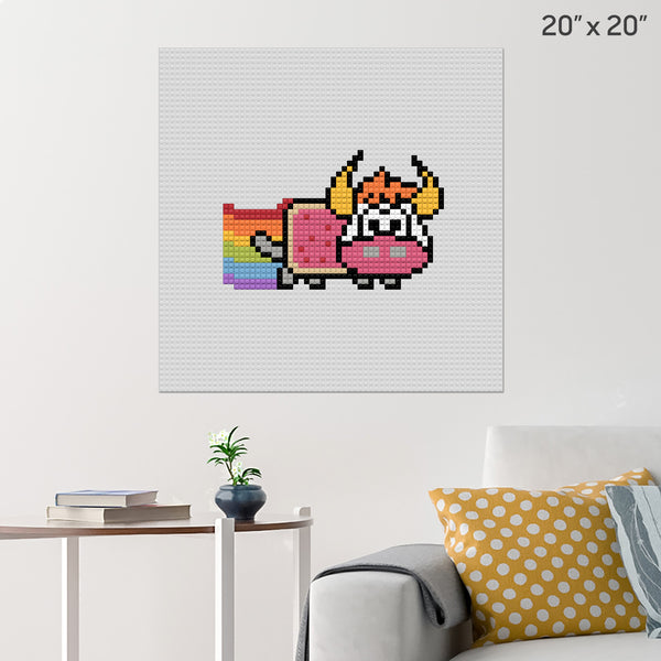 Nyan Bull Brick Poster