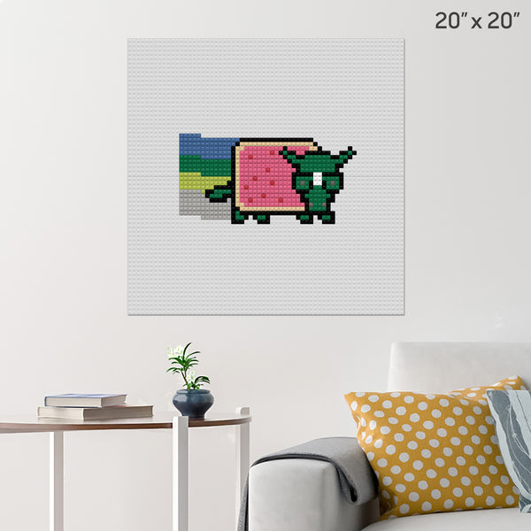 Nyan Bull Brick Poster