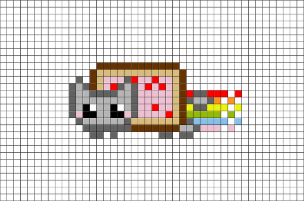 Nyan Cat Pixel Art