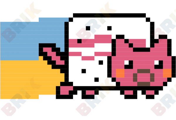 Nyan Pig Pixel Art