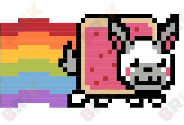 Nyan Rabbit Pixel Art