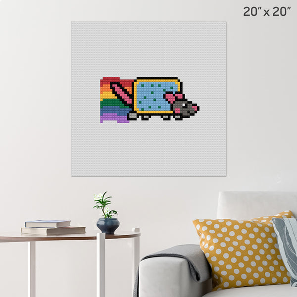 Nyan Rat Brick Poster