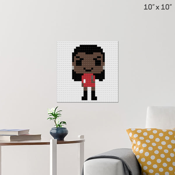 Nyota Uhura Brick Poster