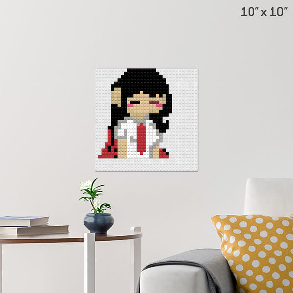 oc self insert? Brick Poster