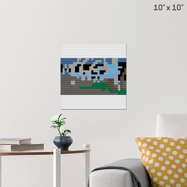ocean Brick Poster