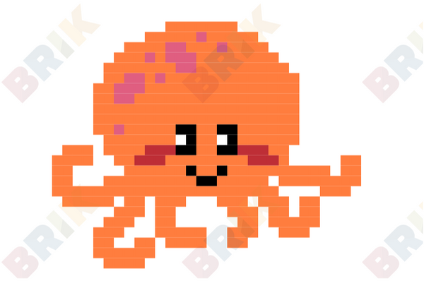 Octopus Pixel Art