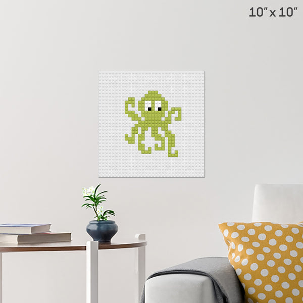 octopus Brick Poster
