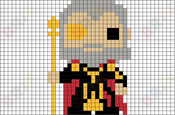 Odin Borson Pixel Art