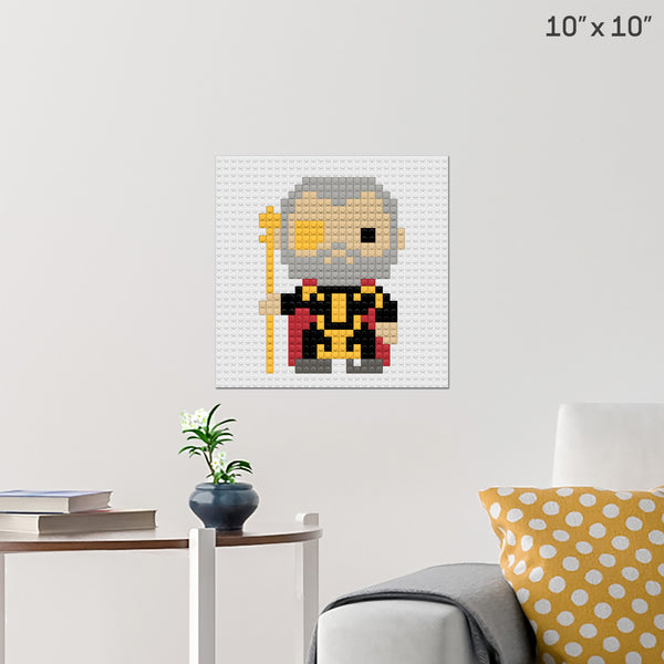 Odin Brick Poster