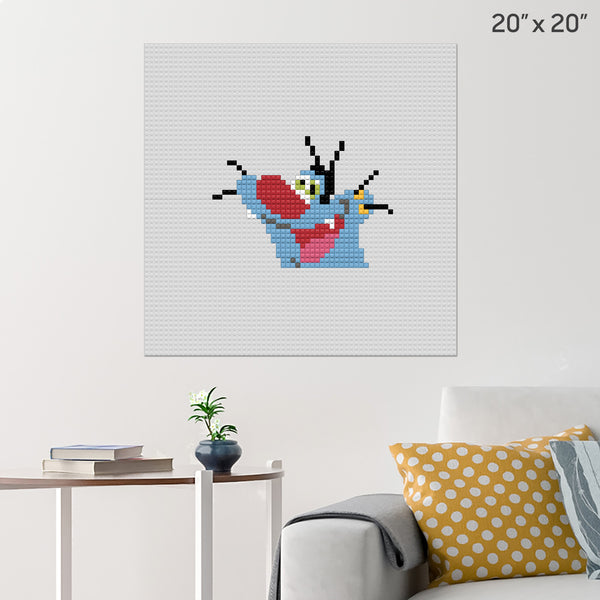 Oggy Brick Poster