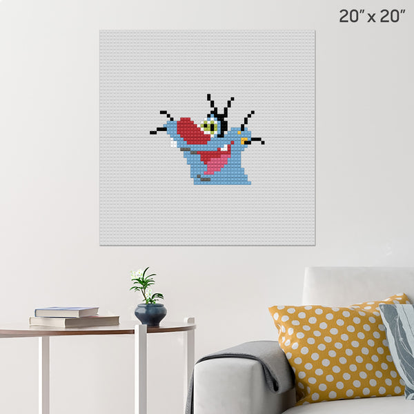 Oggy Brick Poster