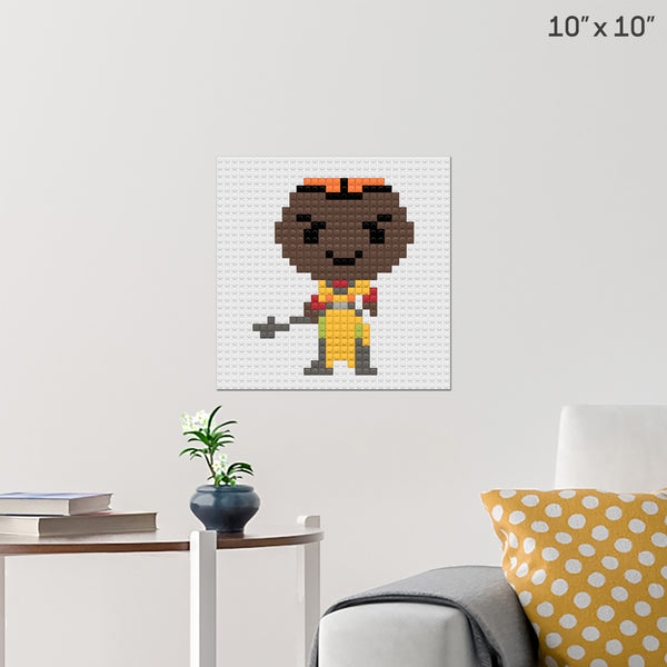 Okoye Brick Poster