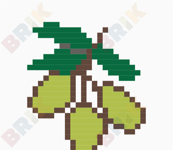 Olive Pixel Art