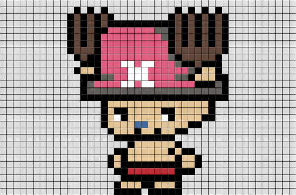 One Piece Chopper Pixel Art