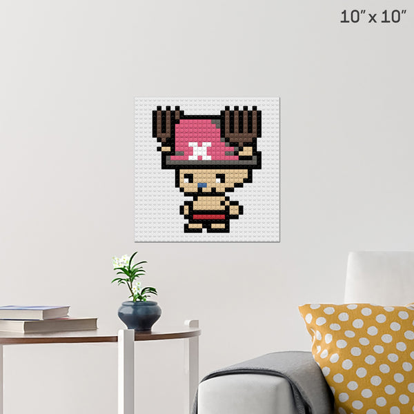 One Piece Chopper Brick Poster