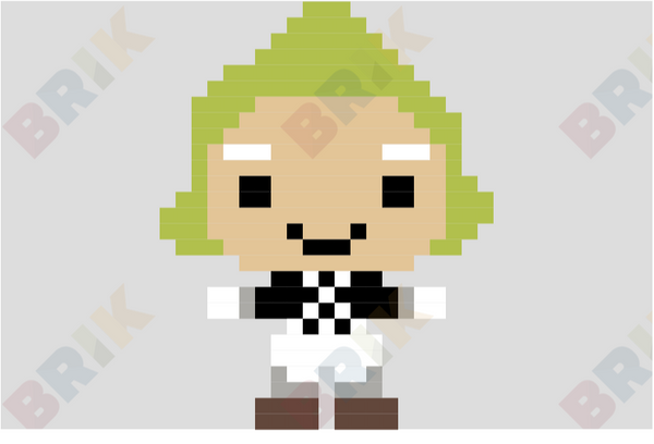 Oompa Loompa Pixel Art
