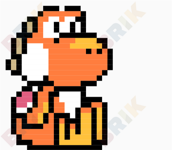 orange baby yoshi