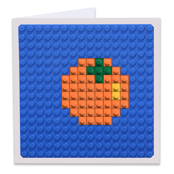 Orange Greeting Card