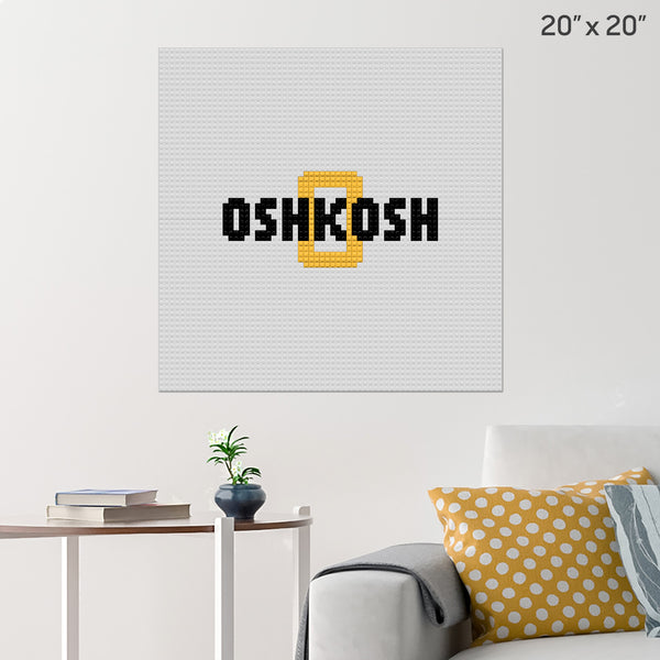 Oshkosh Brick Poster