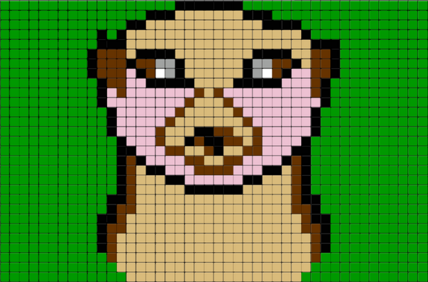 Otter Pixel Art