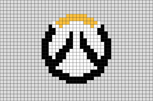 Overwatch Logo Pixel Art