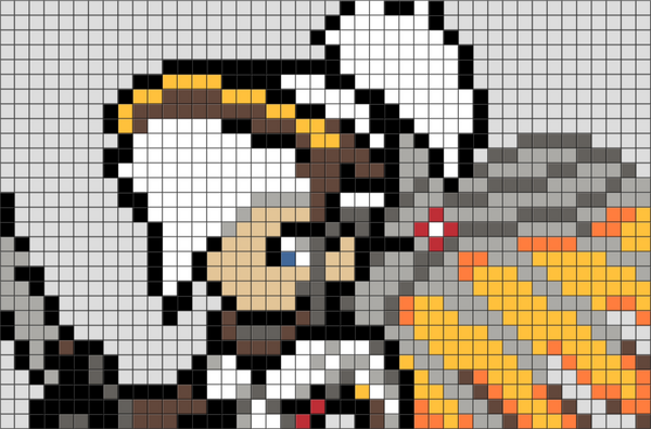 Overwatch Mercy Pixel Art