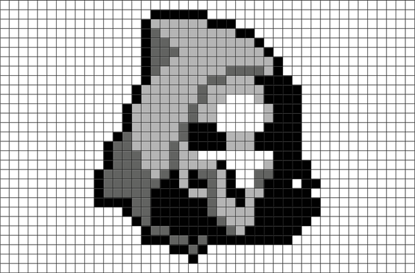 Overwatch Reaper Pixel Art