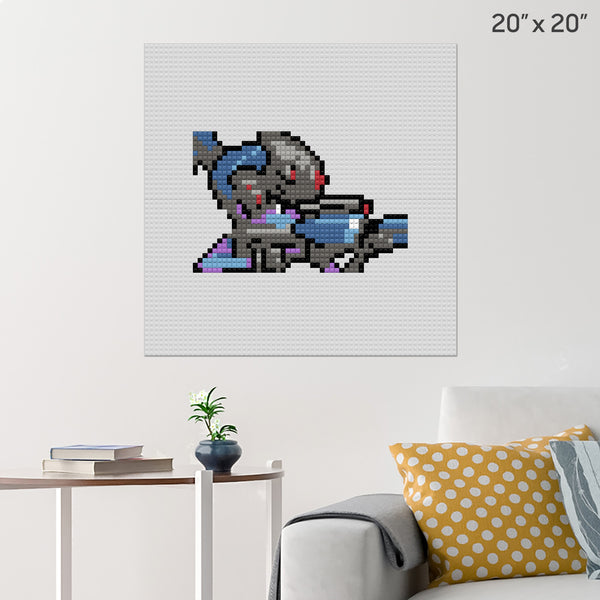 Overwatch Widowmaker Brick Poster