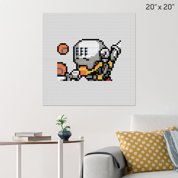 Overwatch Zenyatta Brick Poster