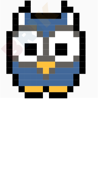 Owl Pixel Art