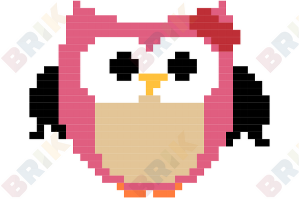 Owl Pixel Art