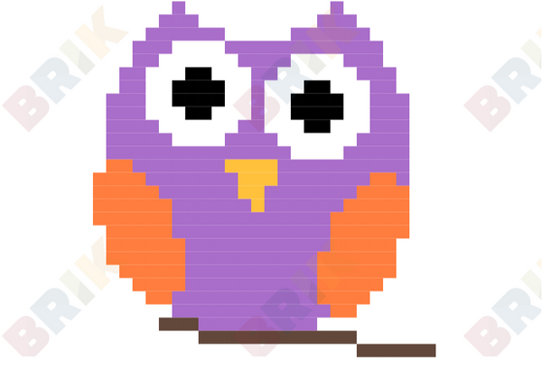 Owl Pixel Art