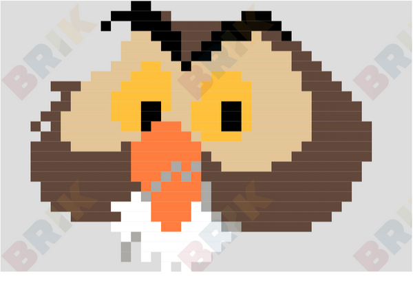 Owl Pixel Art