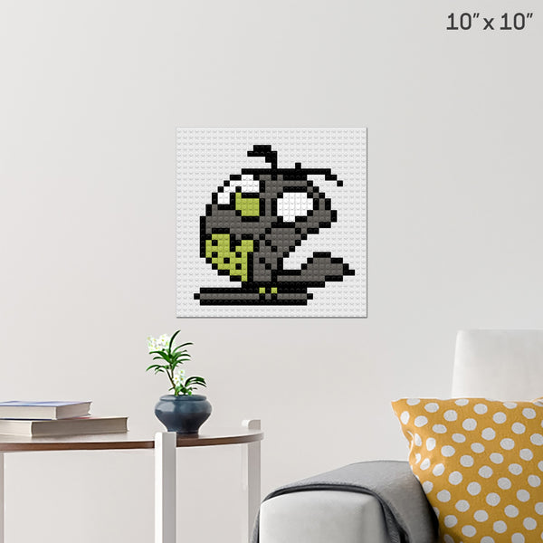 Owl Brick Poster