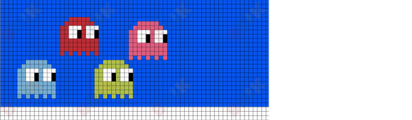 pac-man ghosts