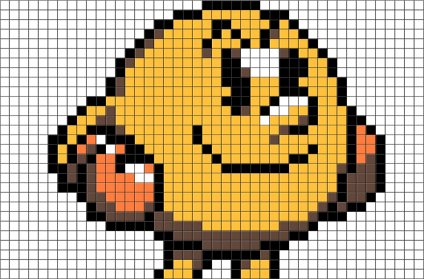 Pac-Man Pixel Art