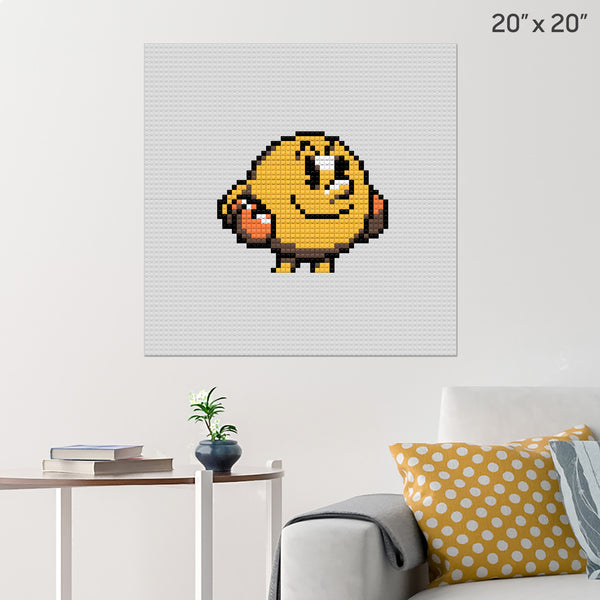 Pac-Man Brick Poster