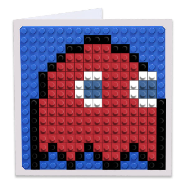 Pacman Ghost Greeting Card