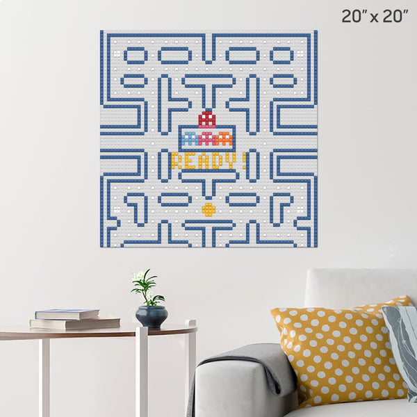 Pacman Level 1 Brick Poster