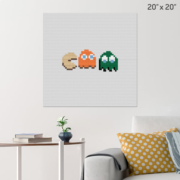 Pacman Brick Poster