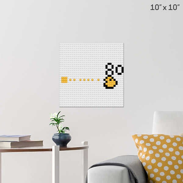 pacman Brick Poster