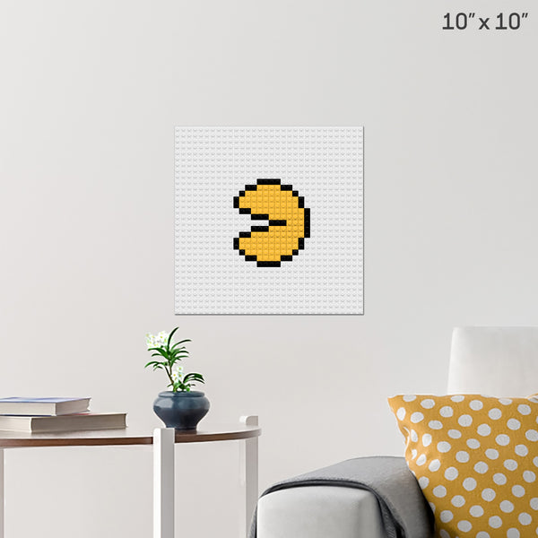 Pacman Brick Poster