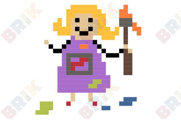 Painter Pixel Art