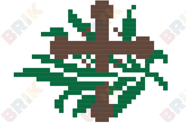 Palm Sunday Pixel Art
