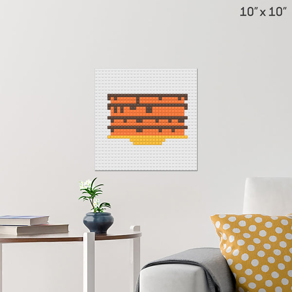 Pancake Brick Poster