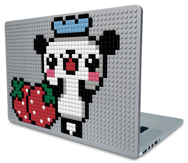 Panda and Strawberries Laptop Case