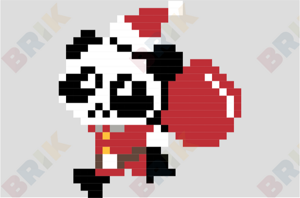 Panda Pixel Art
